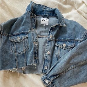 ZARA CROPPED DENIM
